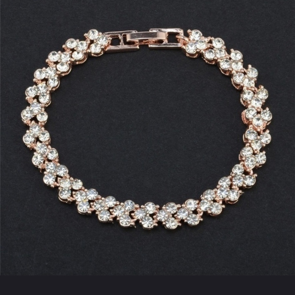 Rose gold CZ bracelet
